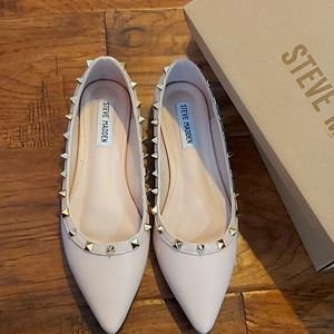Steve Madden rocky blush /rose pale flats